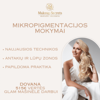 Mikropigmentacijos mokymai
